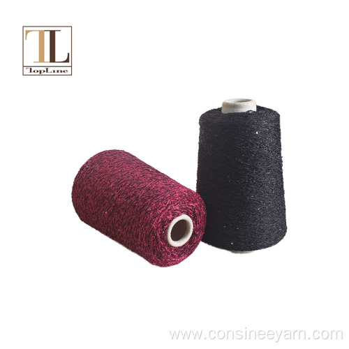 Topline new cotton blend paper yarn with sequins